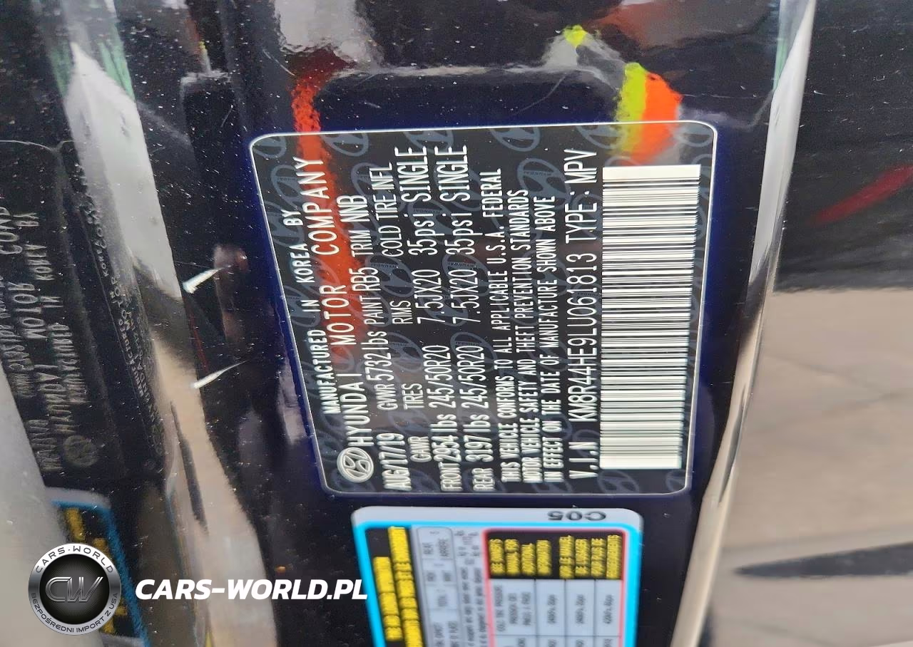 2020 Hyundai Palisade Sel VIN:KM8R44HE9LU061813 - 13