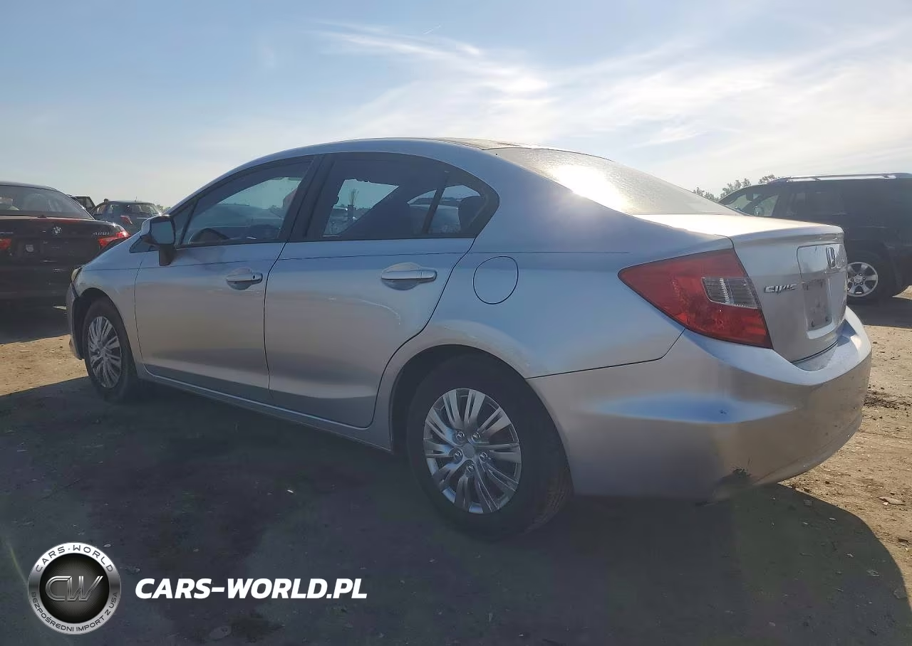 2012 Honda Civic 4D Lx VIN:2HGFB2F51CH608422 - 2
