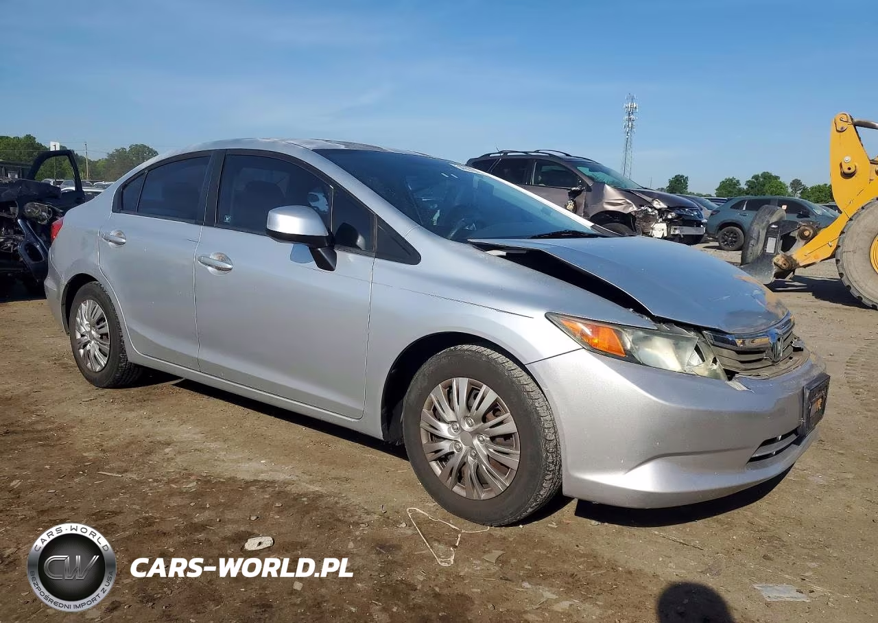 2012 Honda Civic 4D Lx VIN:2HGFB2F51CH608422 - 4