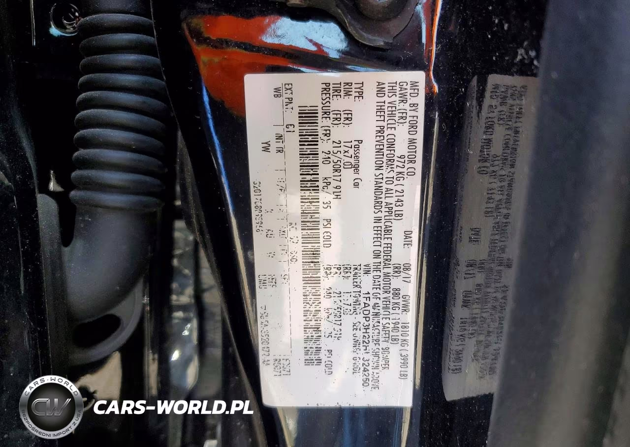 2017 Ford Focus Sel VIN:1FADP3H22HL324250 - 13