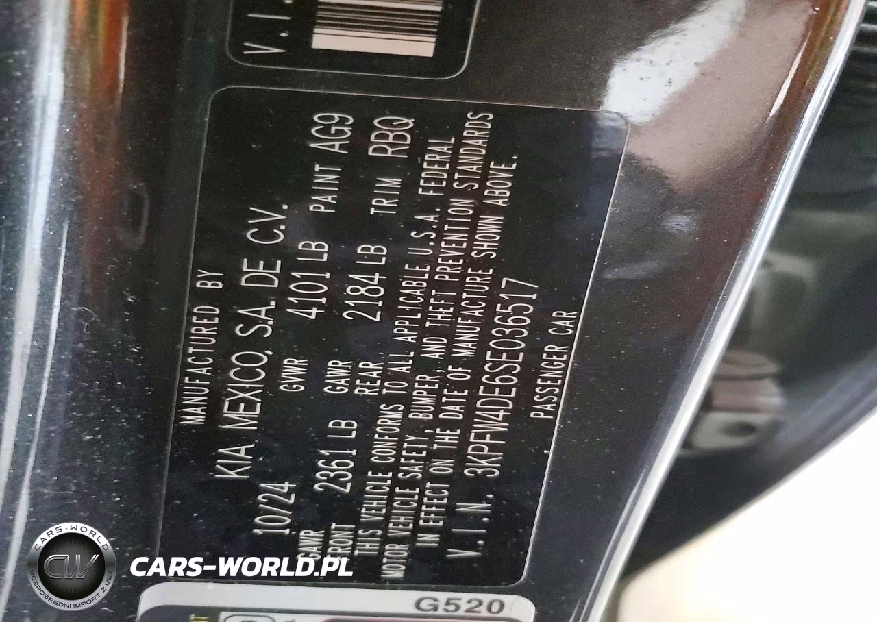 2025 Kia K4 Gt Line VIN:3KPFW4DE6SE036517 - 13
