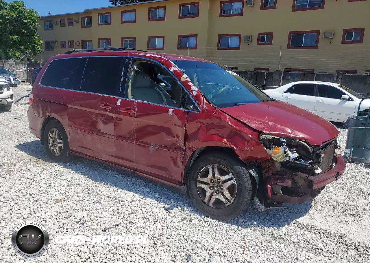 2005 Honda Odyssey Ex VIN:5FNRL38485B001400 - 4