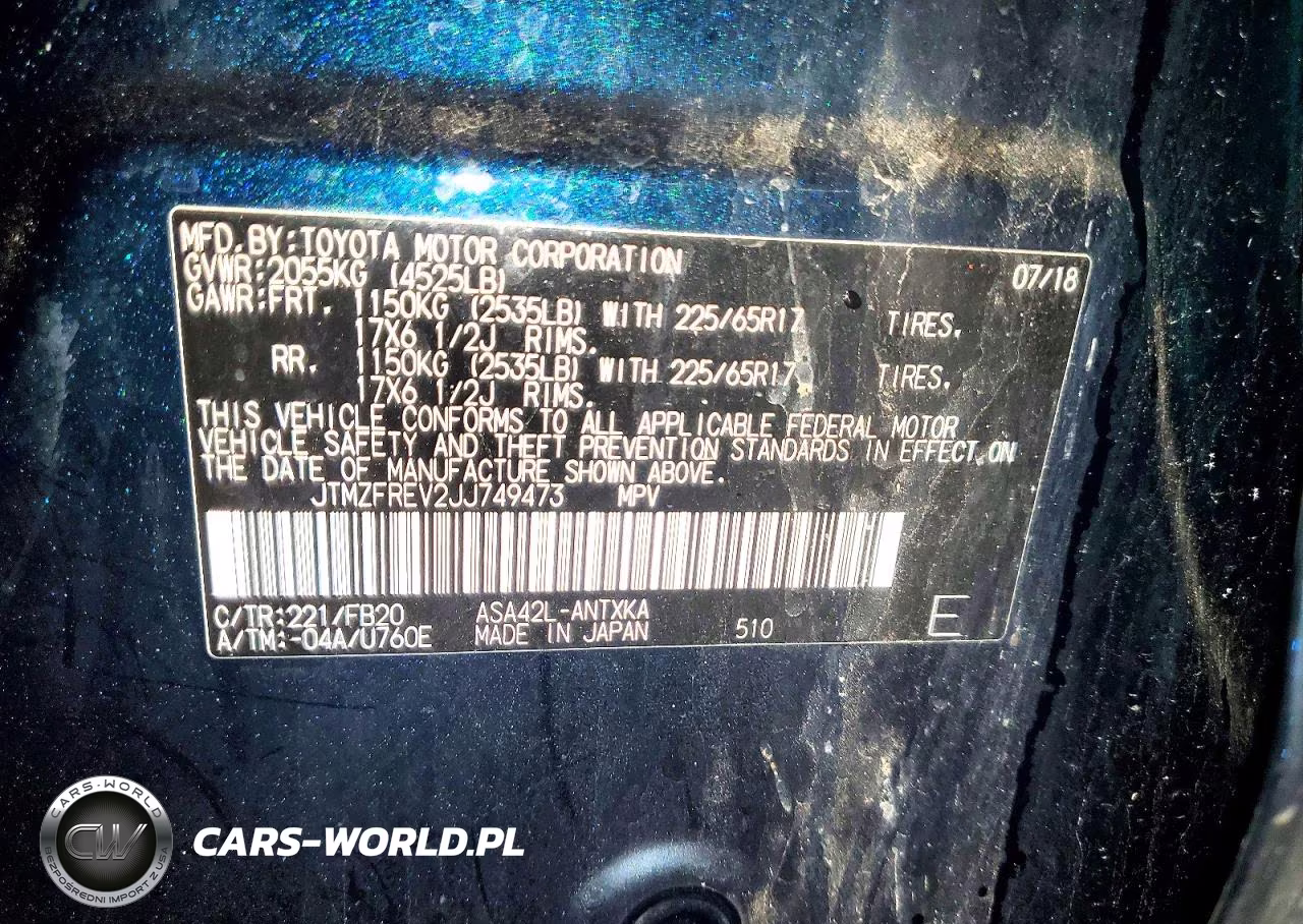 2018 Toyota Rav4 Le VIN:JTMZFREV2JJ749473 - 13