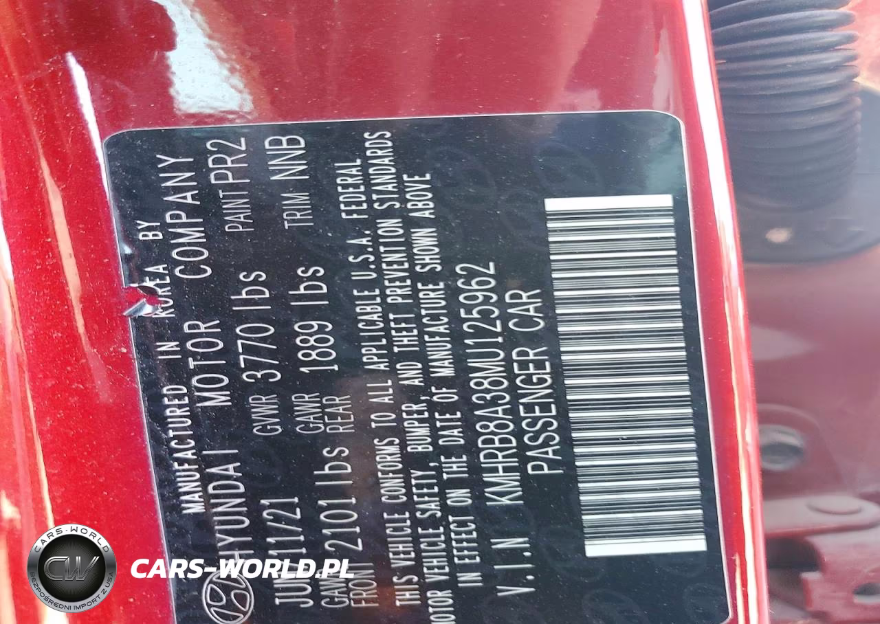 2021 Hyundai Venue Se VIN:KMHRB8A38MU125962 - 12