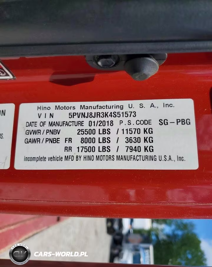 2019 Hino 258-268 VIN:5PVNJ8JR3K4S51573 - 12