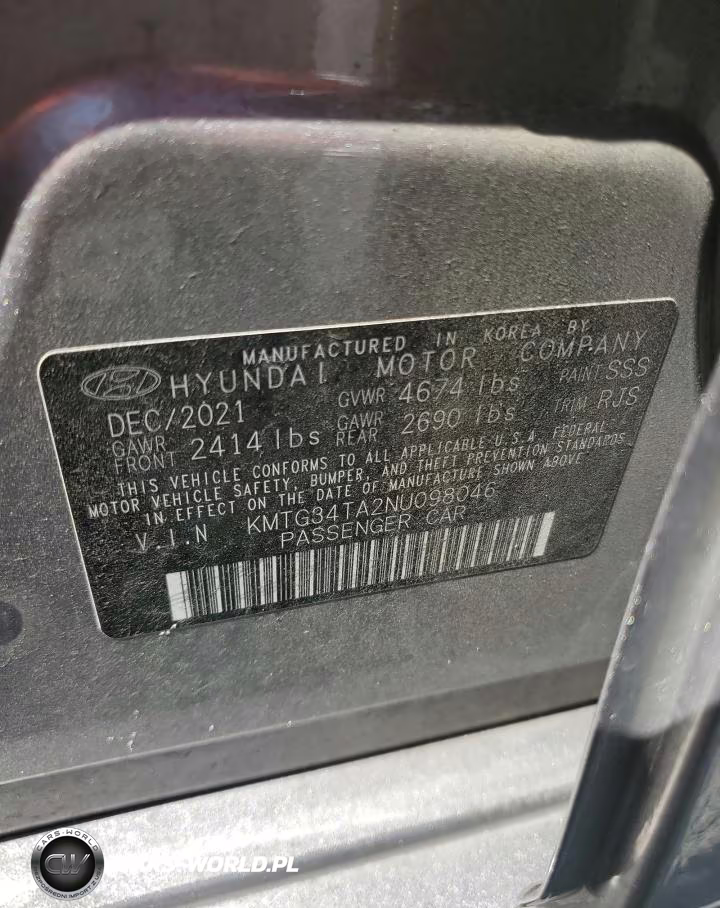 2022 Genesis G70 2.0T VIN:KMTG34TA2NU098046 - 12