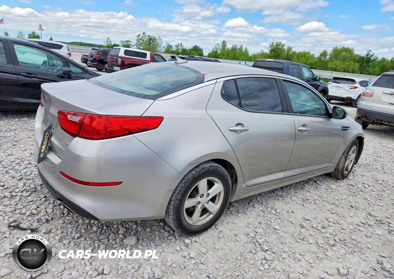 2015 Kia Optima Lx VIN:KNAGM4A78F5576000 - 3