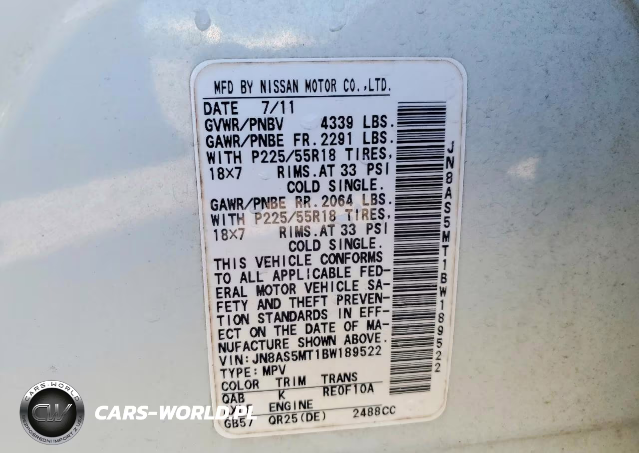 2011 Nissan Rogue S VIN:JN8AS5MT1BW189522 - 14
