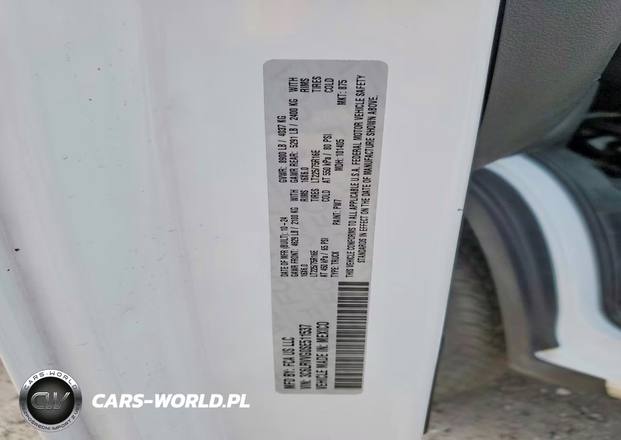 2025 Ram Promaster 2500 2500 Standard VIN:3C6LRVVG0SE511537 - 14