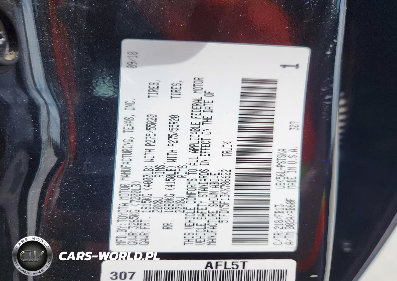 2019 Toyota Tundra Sr5 VIN:5TFDY5F13KX786622 - 13