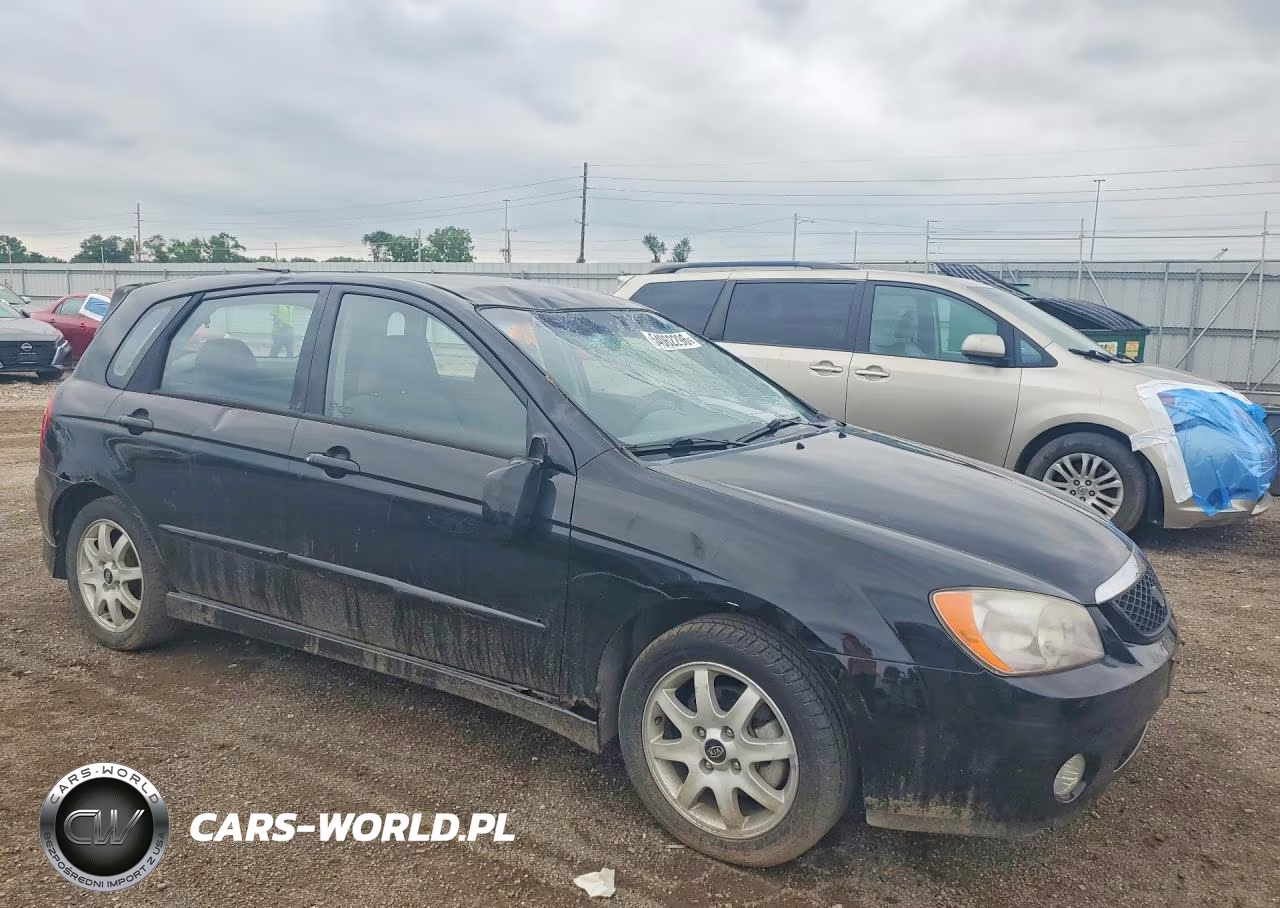 2005 Kia Spectra Spectra5 VIN:KNAFE161855117902 - 4