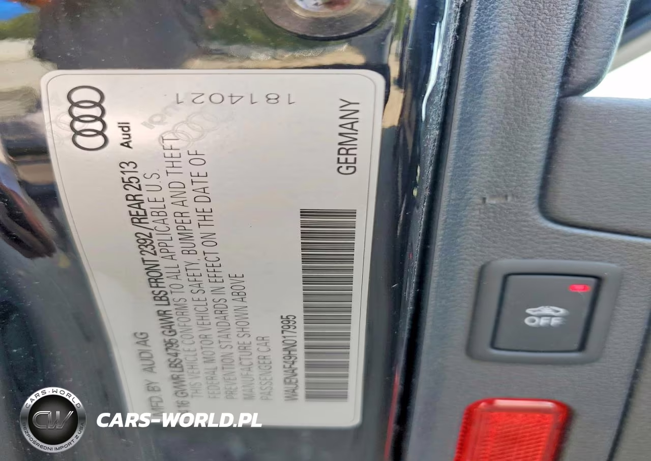 2017 Audi A4 Premium Plus VIN:WAUENAF49HN017995 - 12