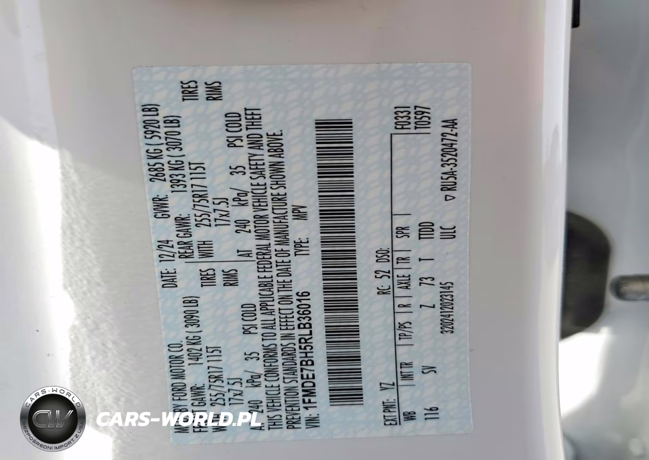 2024 Ford Bronco Big Bend VIN:1FMDE7BH5RLB36016 - 13