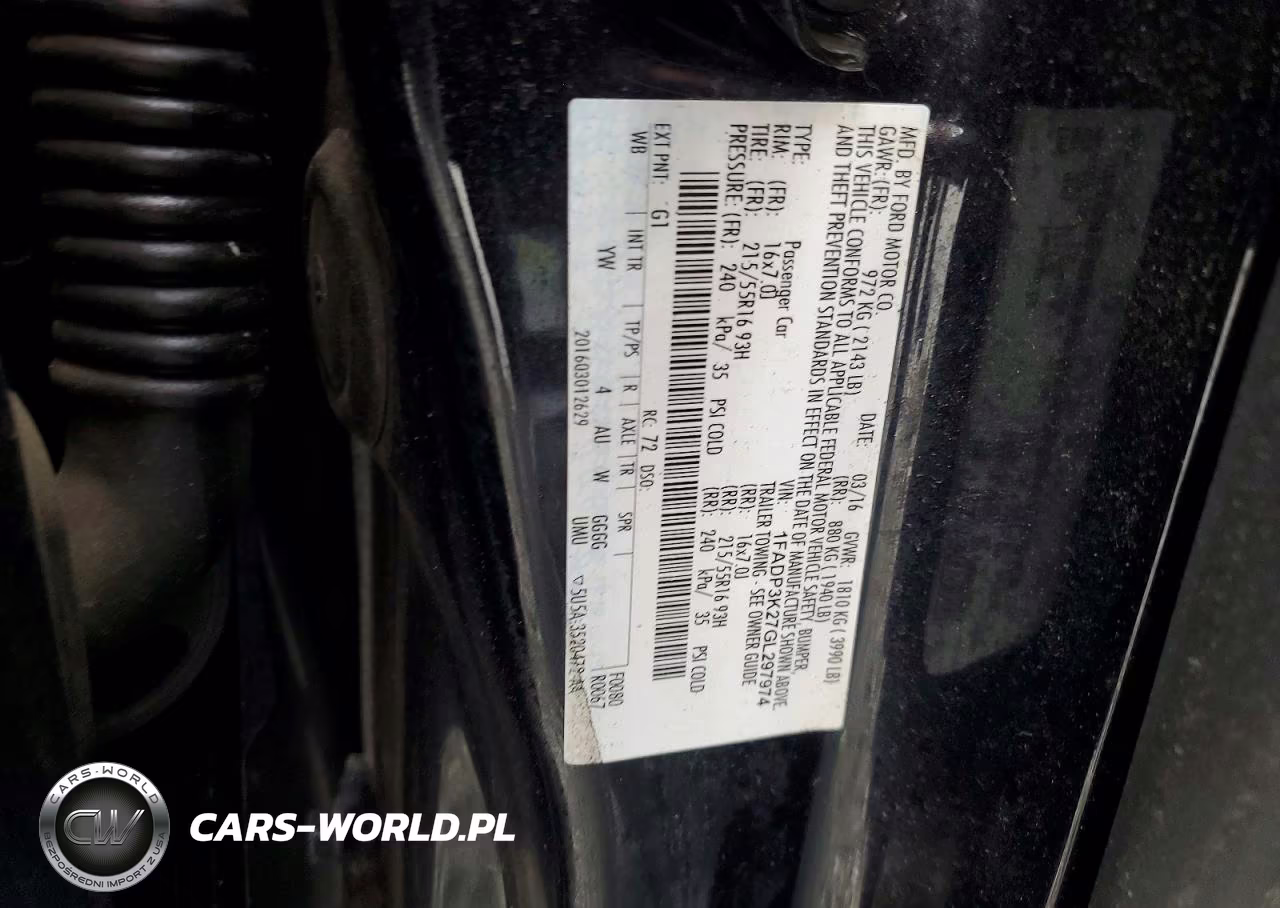 2016 Ford Focus Se VIN:1FADP3K27GL297974 - 12
