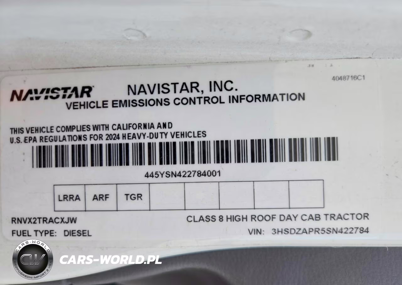 2025 International Lt62F Semi Truck VIN:3HSDZAPR5SN422784 - 10