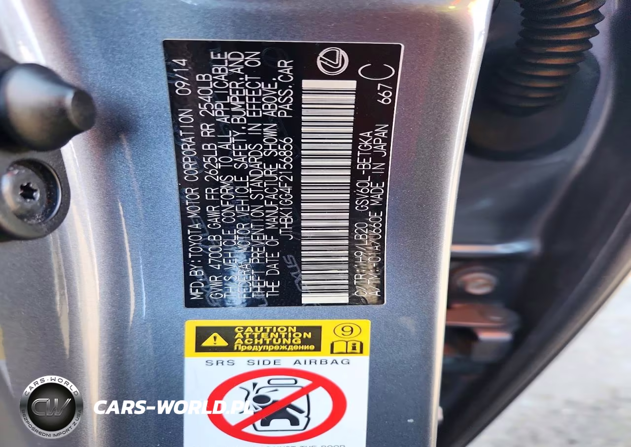 2015 Lexus Es 350 VIN:JTHBK1GG4F2156856 - 12