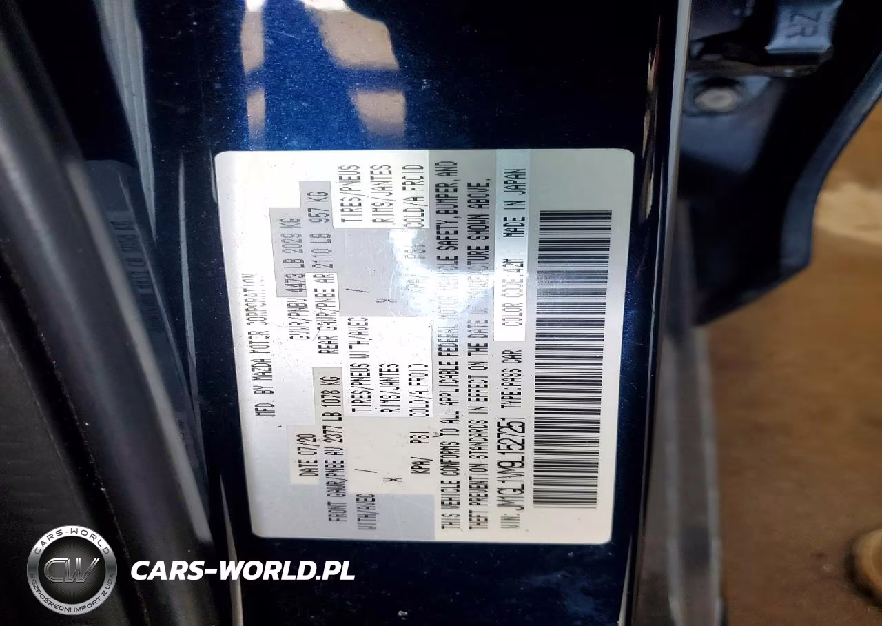 2020 Mazda 6 Touring VIN:JM1GL1VM9L1527251 - 12