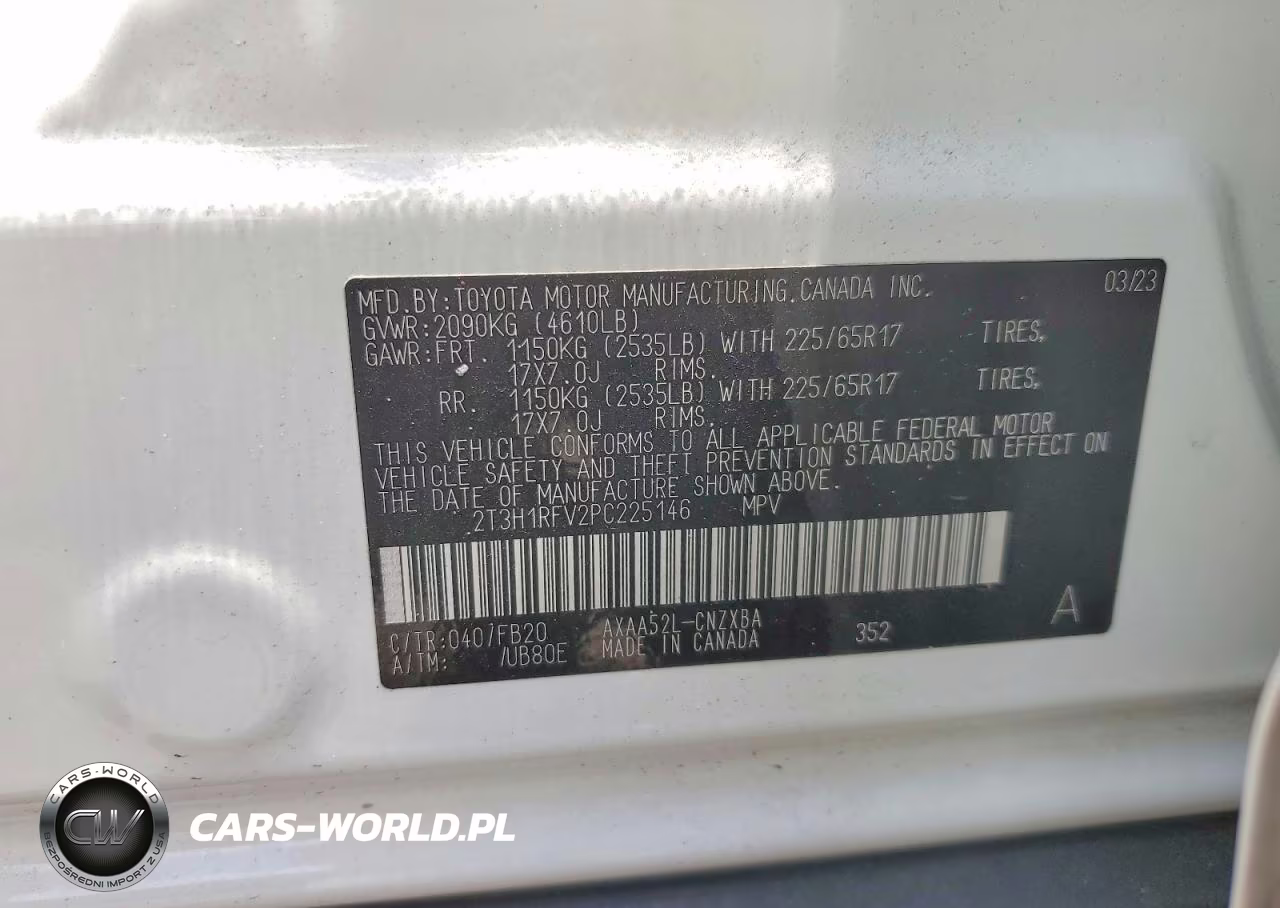 2023 Toyota Rav4 Le VIN:2T3H1RFV2PC225146 - 14