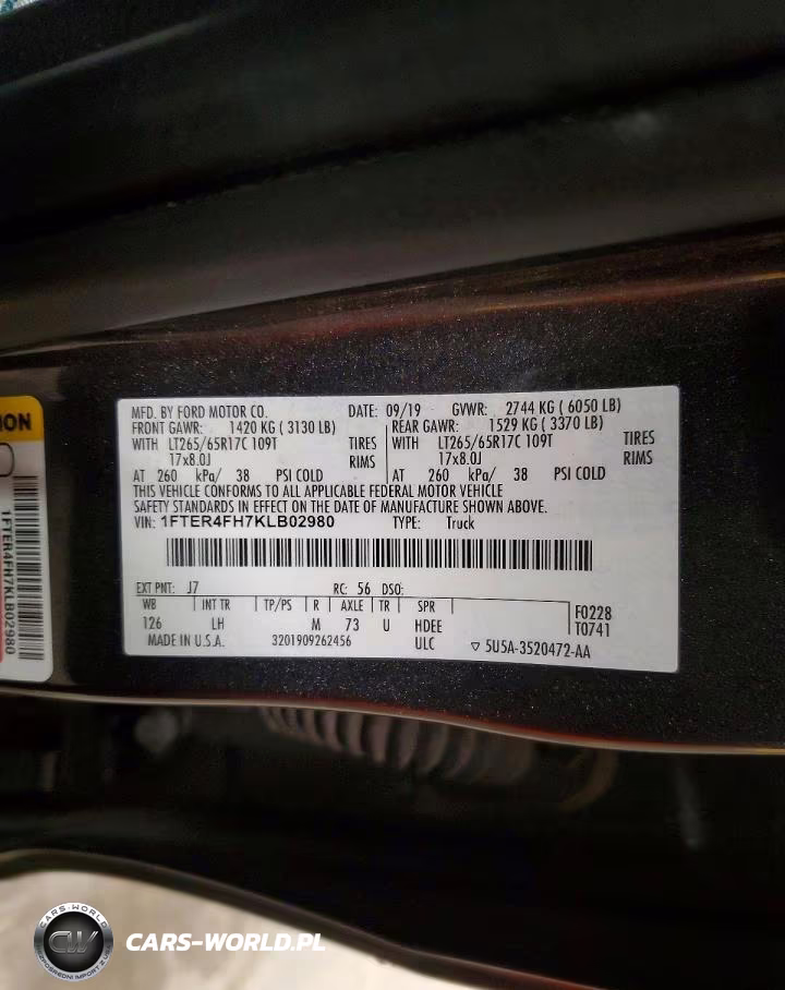 2019 Ford Ranger Xl VIN:1FTER4FH7KLB02980 - 13
