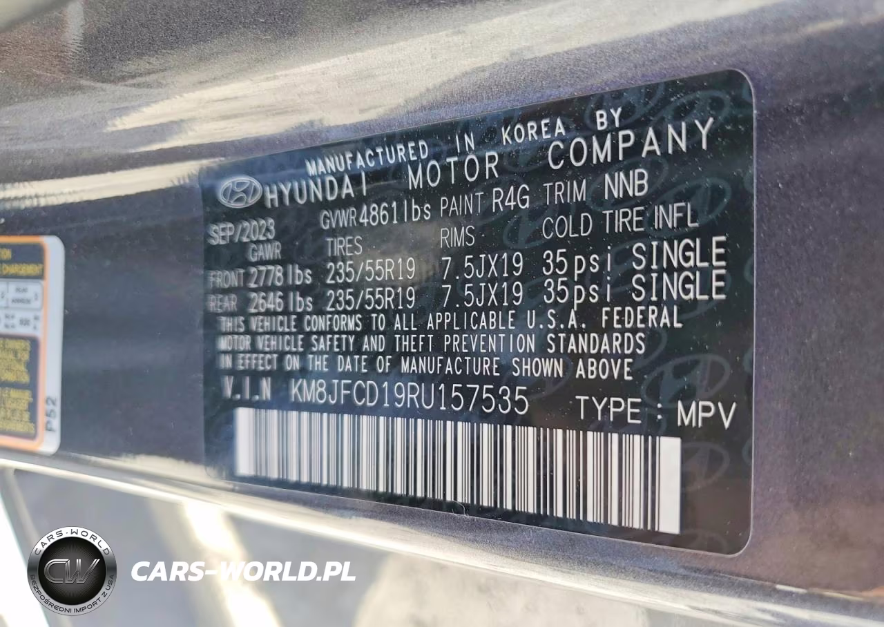 2024 Hyundai Tucson N Line VIN:KM8JFCD19RU157535 - 13