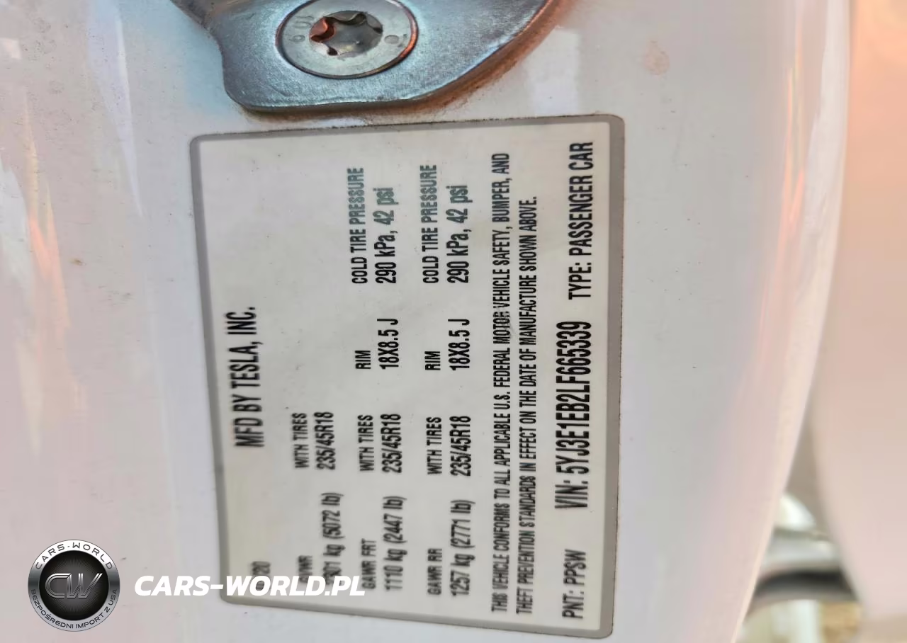2020 Tesla Model 3 VIN:5YJ3E1EB2LF665339 - 13