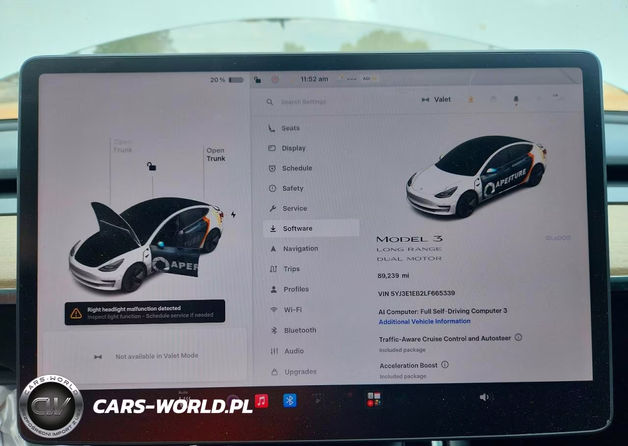 2020 Tesla Model 3 VIN:5YJ3E1EB2LF665339 - 9
