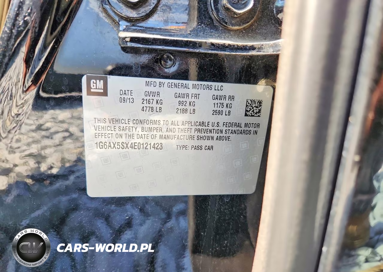 2014 Cadillac Cts Luxury Collection VIN:1G6AX5SX4E0121423 - 12