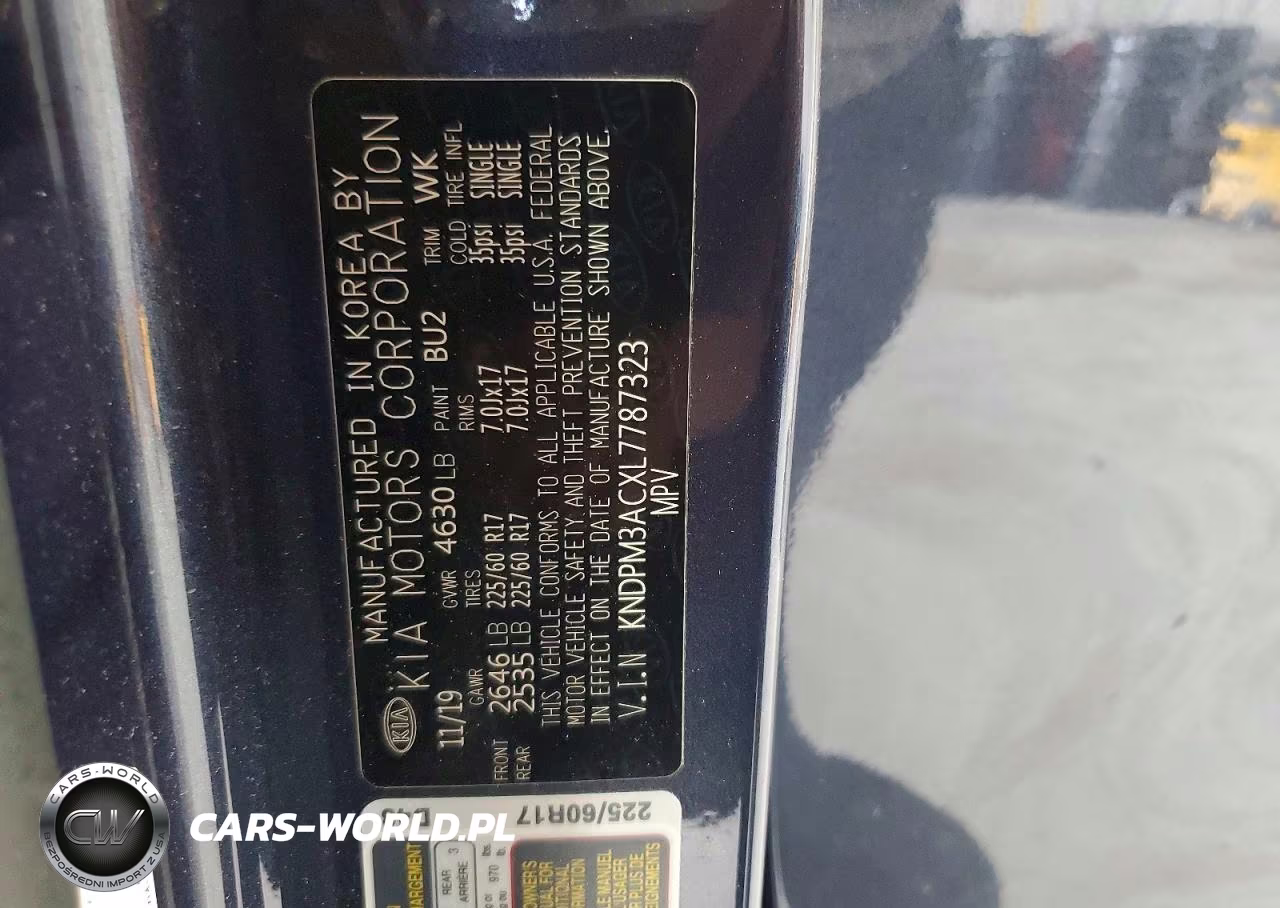 2020 Kia Sportage Lx VIN:KNDPM3ACXL7787323 - 12