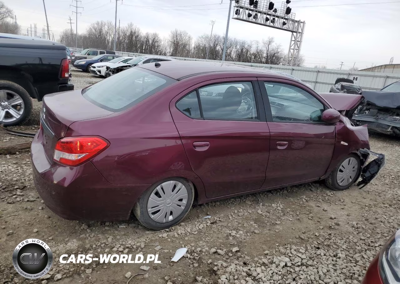2020 Mitsubishi Mirage G4 Es VIN:ML32F3FJ4LHF03308 - 3