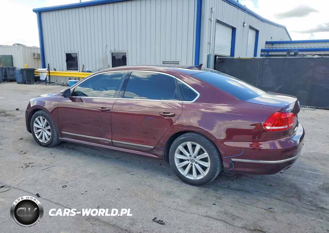 2012 Volkswagen Passat Sel VIN:1VWCP7A3XCC065593 - 2
