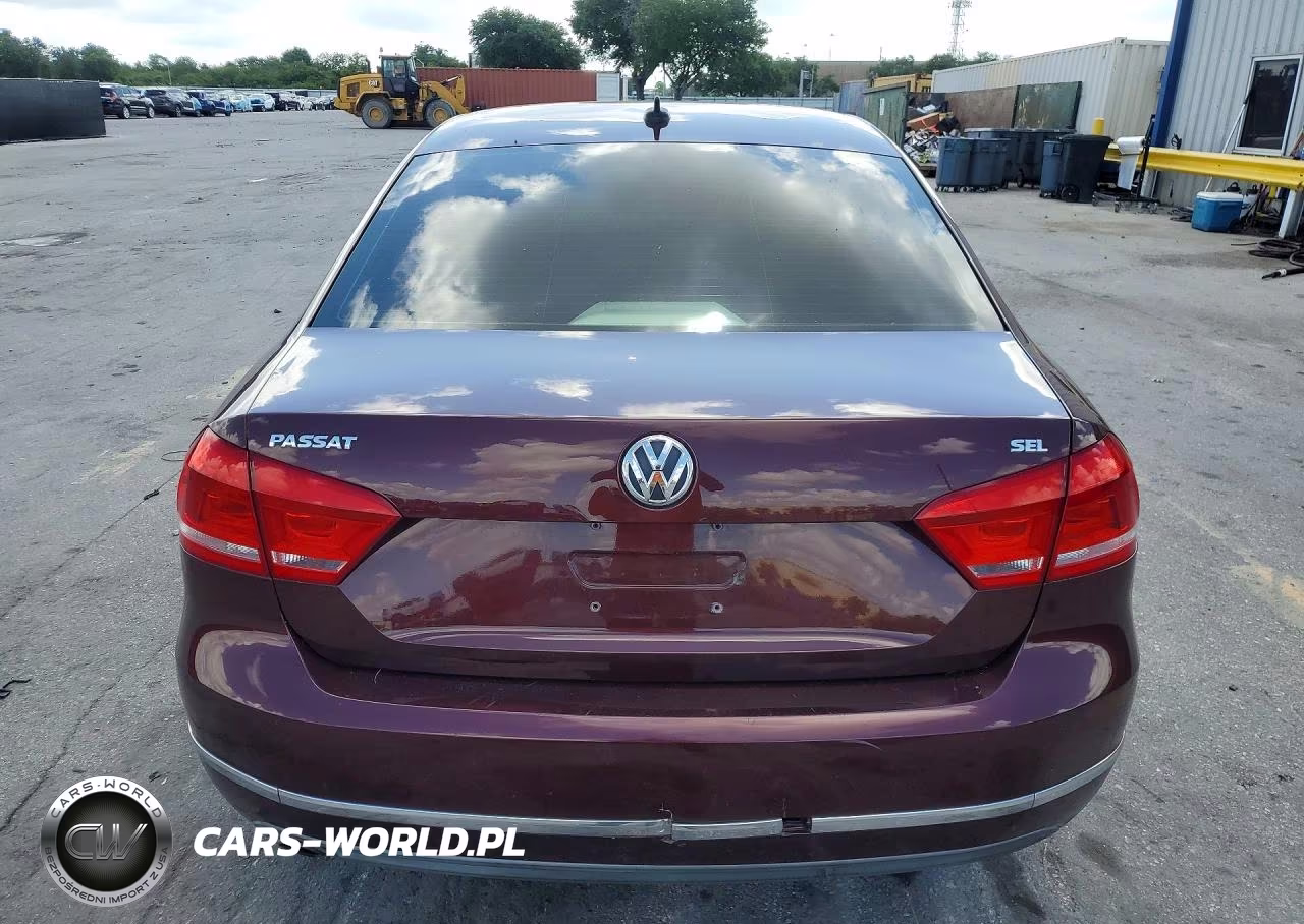 2012 Volkswagen Passat Sel VIN:1VWCP7A3XCC065593 - 6