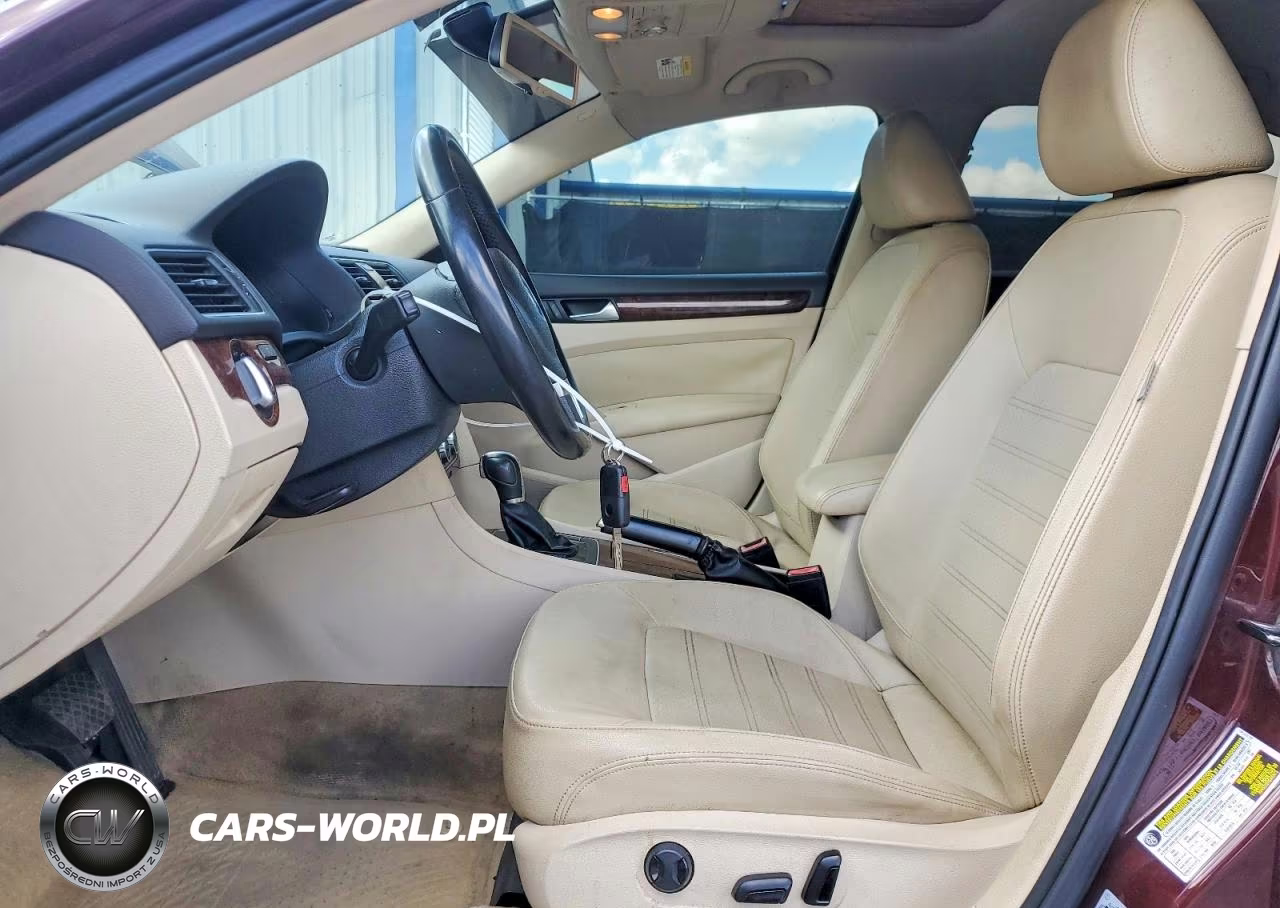 2012 Volkswagen Passat Sel VIN:1VWCP7A3XCC065593 - 7