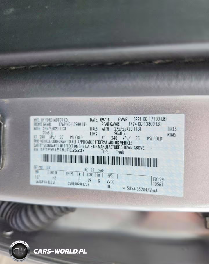 2018 Ford F150 Supercrew VIN:1FTFW1E18JFE25237 - 12