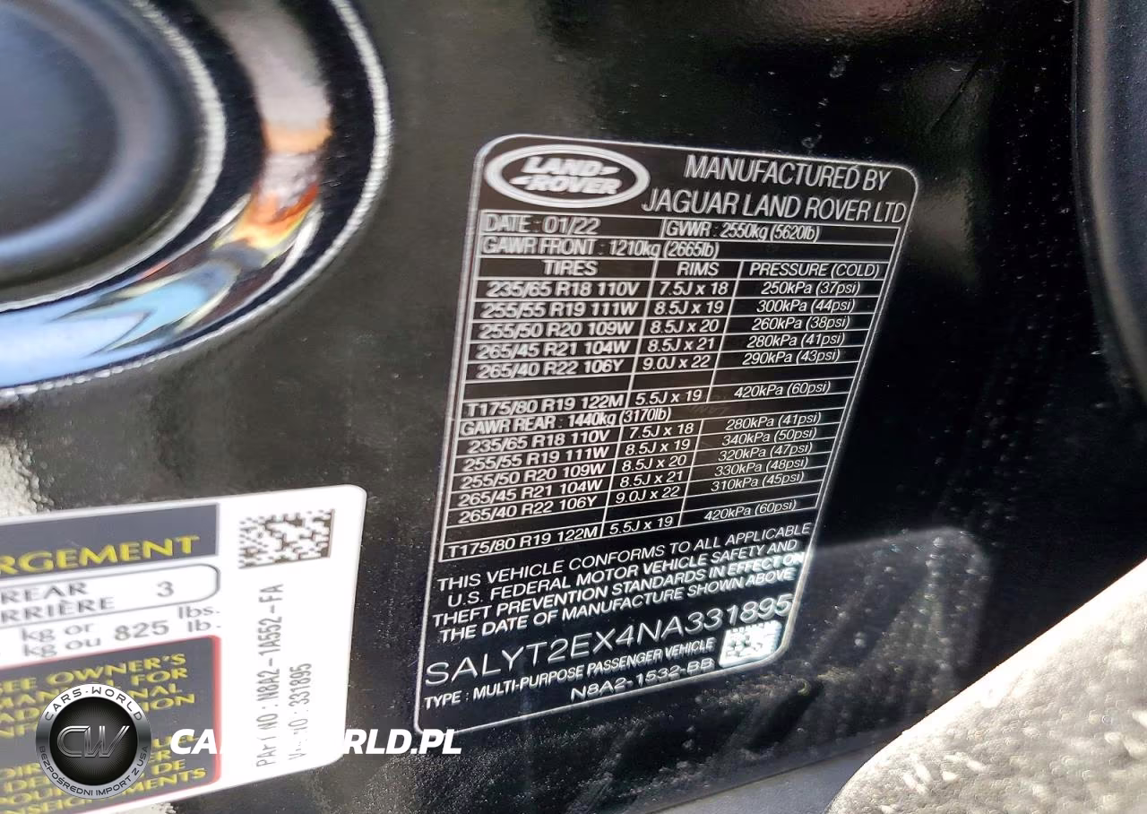 2022 Land Rover Range Rover Velar R-Dynamic S VIN:SALYT2EX4NA331895 - 14