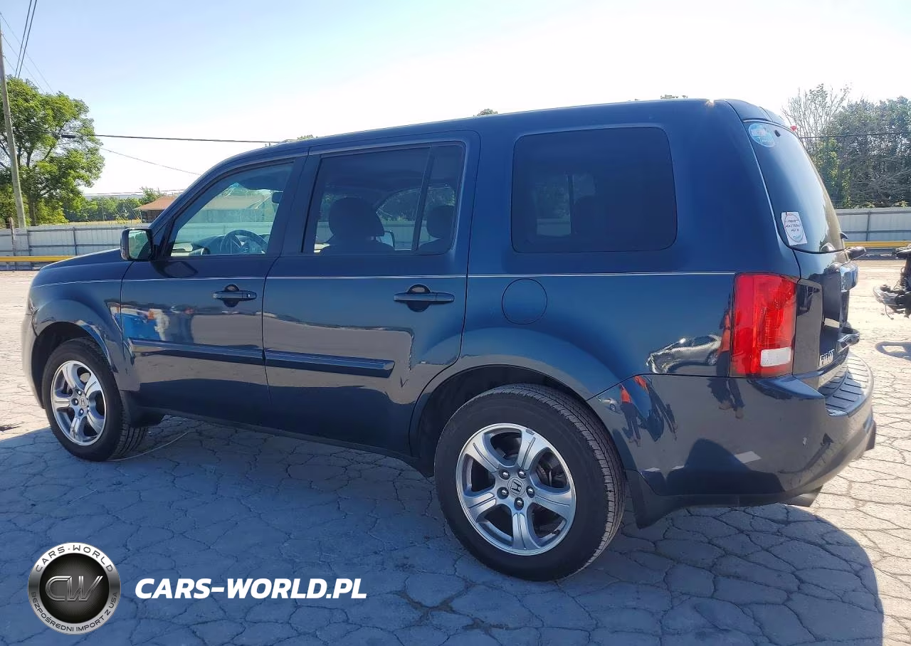 2012 Honda Pilot Exl VIN:5FNYF4H58CB039160 - 2