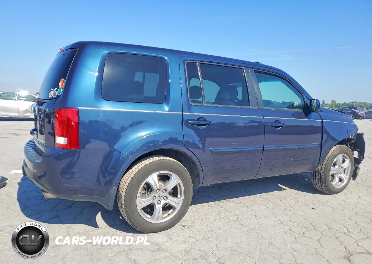 2012 Honda Pilot Exl VIN:5FNYF4H58CB039160 - 3