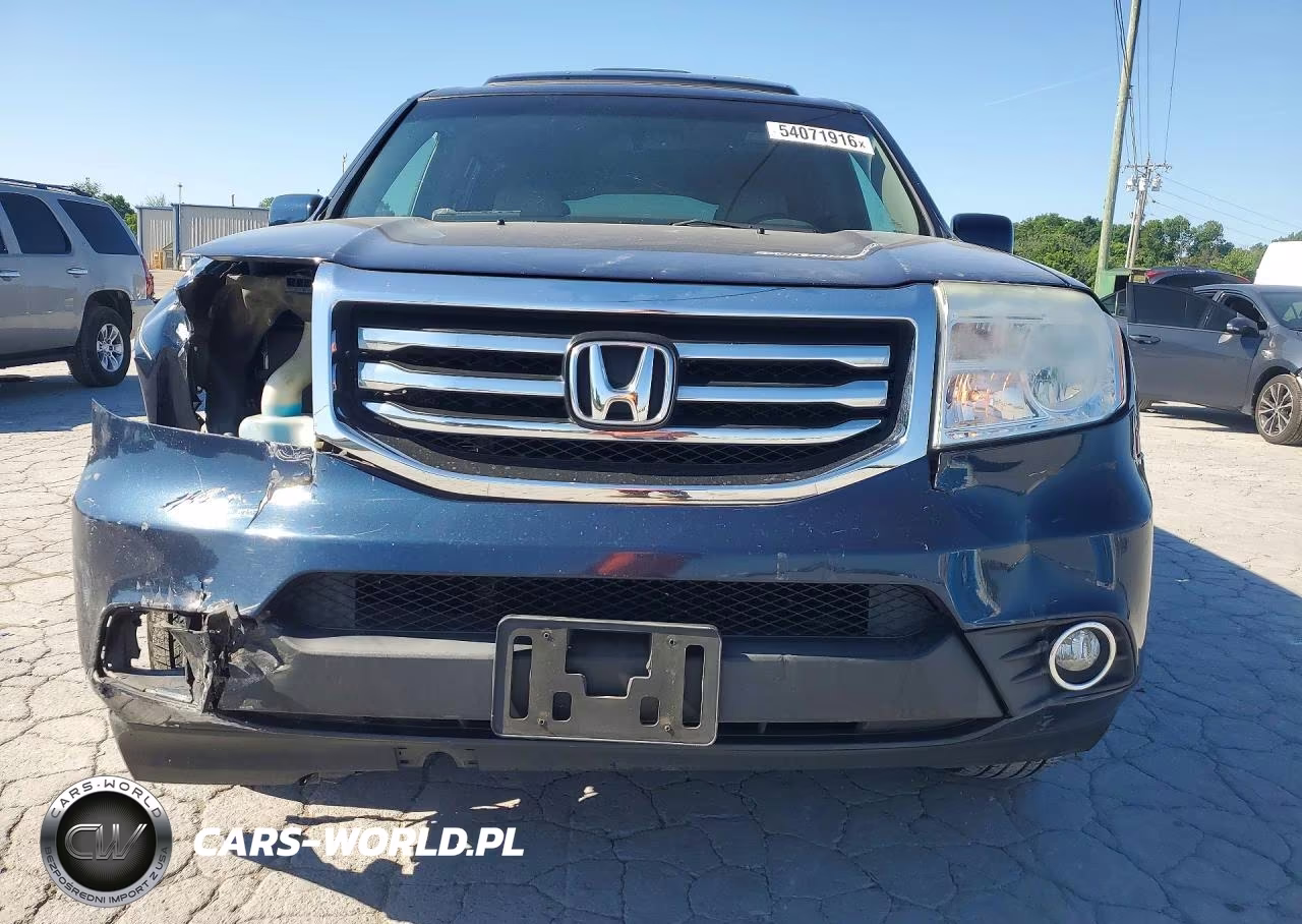 2012 Honda Pilot Exl VIN:5FNYF4H58CB039160 - 5