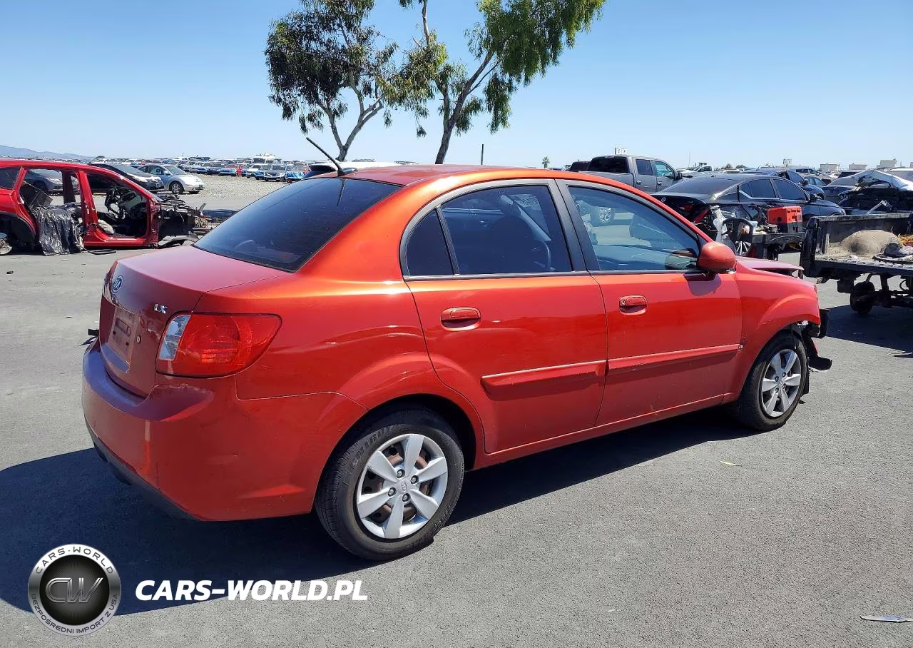 2011 Kia Rio Lx VIN:KNADH4A38B6850272 - 3