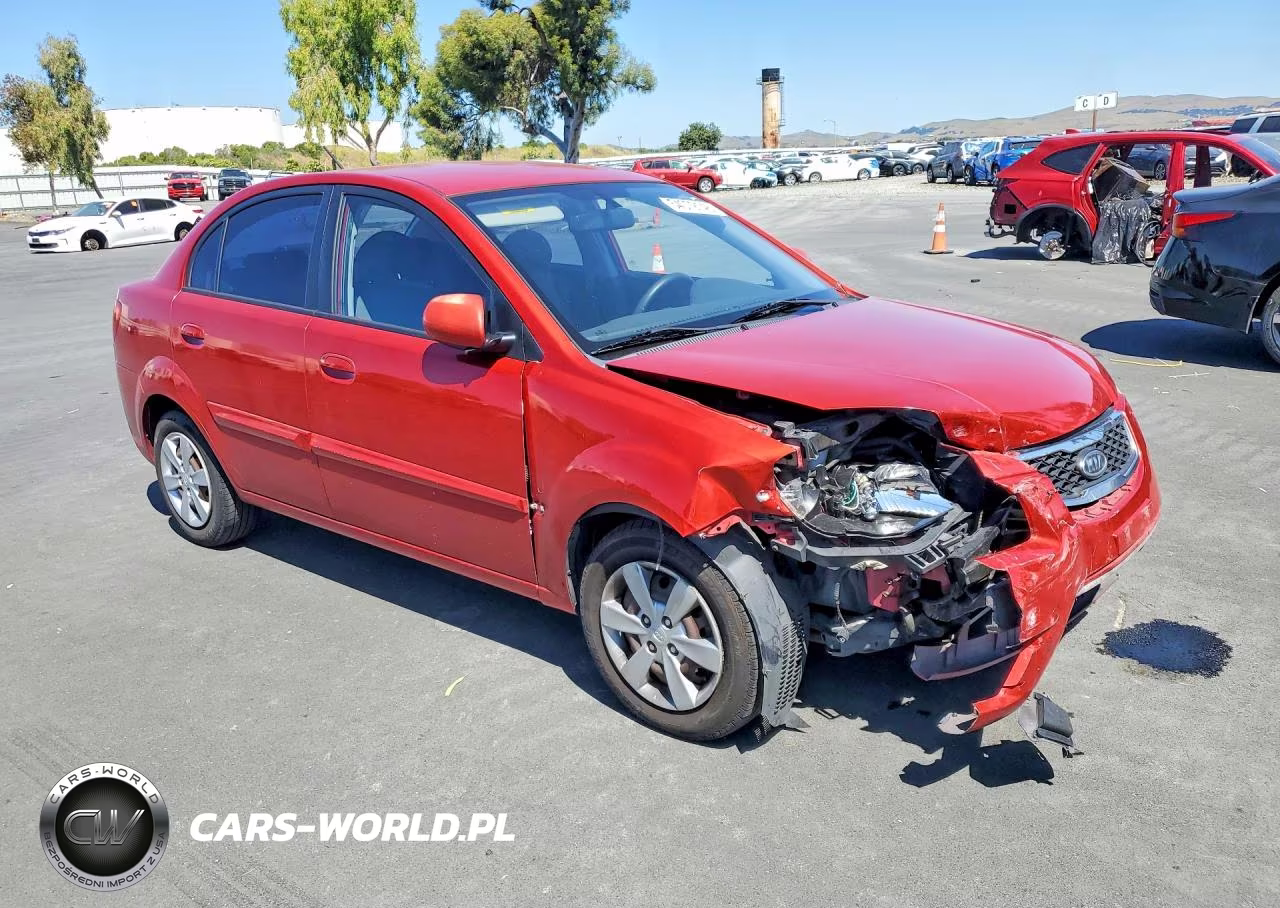 2011 Kia Rio Lx VIN:KNADH4A38B6850272 - 4