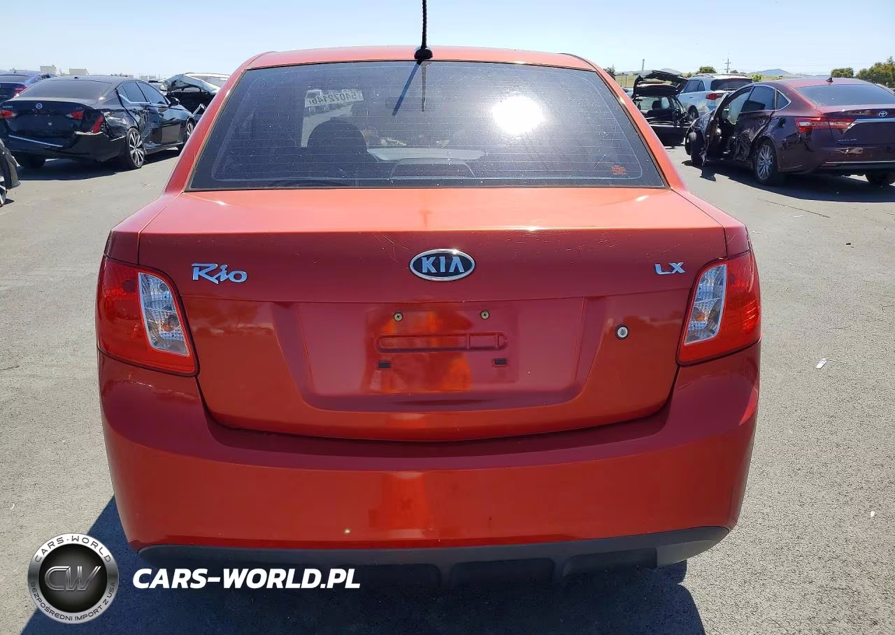 2011 Kia Rio Lx VIN:KNADH4A38B6850272 - 6