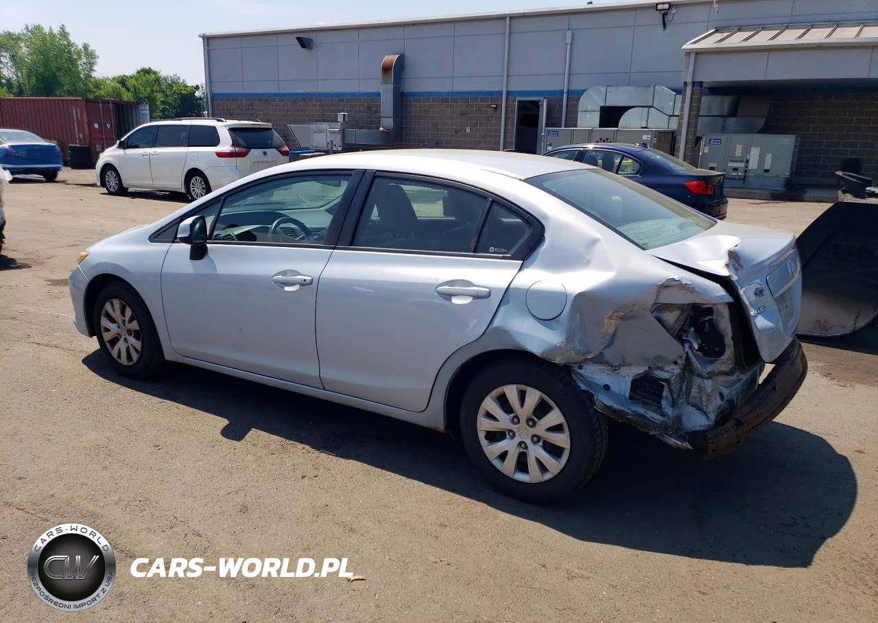 2012 Honda Civic Lx VIN:2HGFB2F54CH522327 - 2