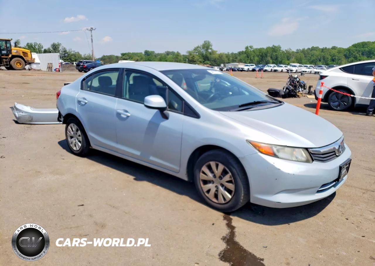 2012 Honda Civic Lx VIN:2HGFB2F54CH522327 - 4