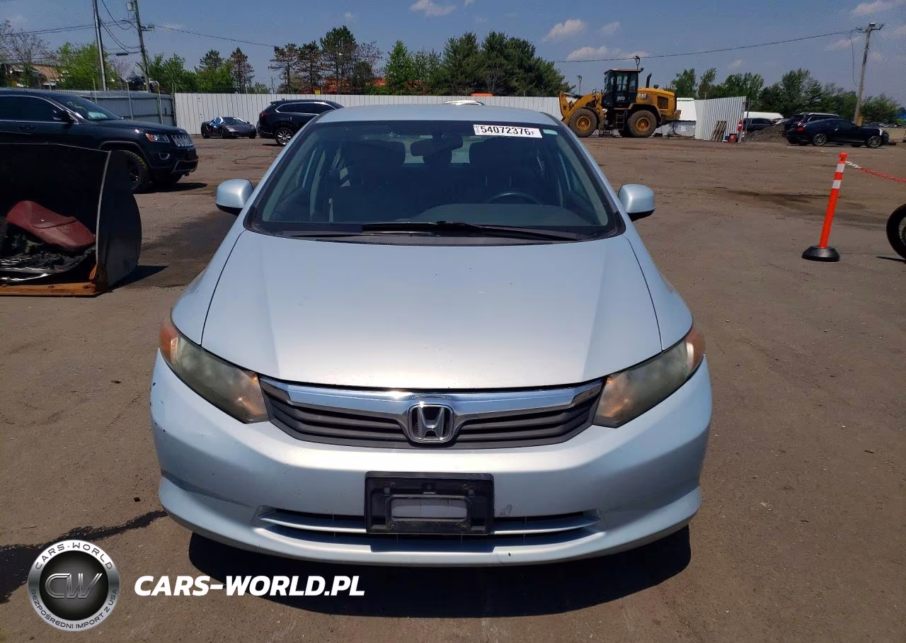 2012 Honda Civic Lx VIN:2HGFB2F54CH522327 - 5