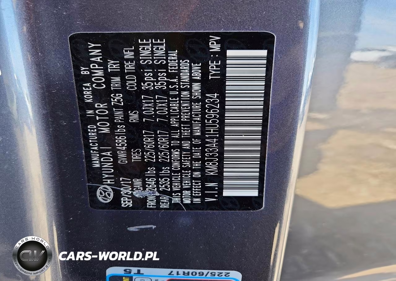 2017 Hyundai Tucson Se VIN:KM8J33A41HU596234 - 13