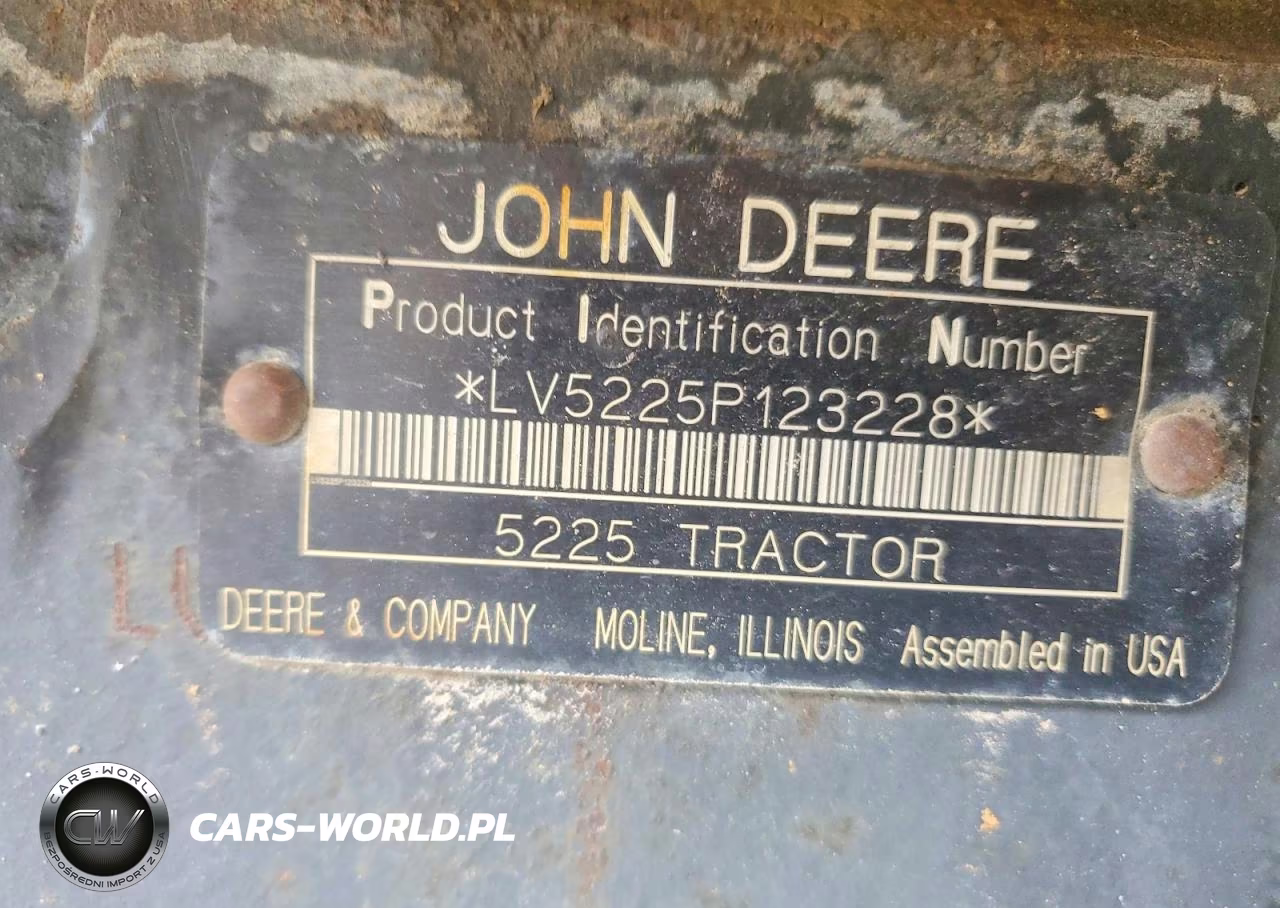 2005 John Deere Commercial VIN:LV5225P123228 - 10