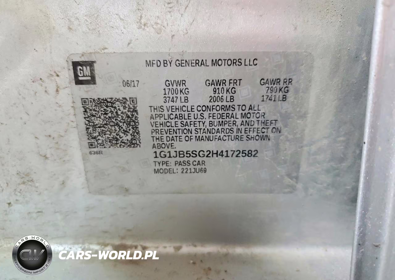 2017 Chevrolet Sonic Ls VIN:1G1JB5SG2H4172582 - 12