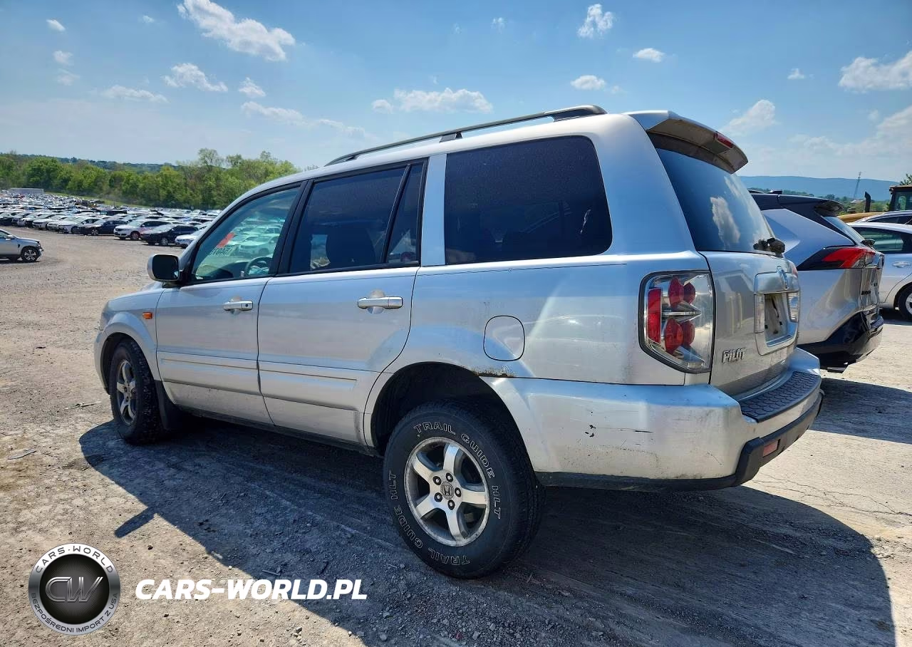 2007 Honda Pilot Exl VIN:2HKYF18567H530851 - 2