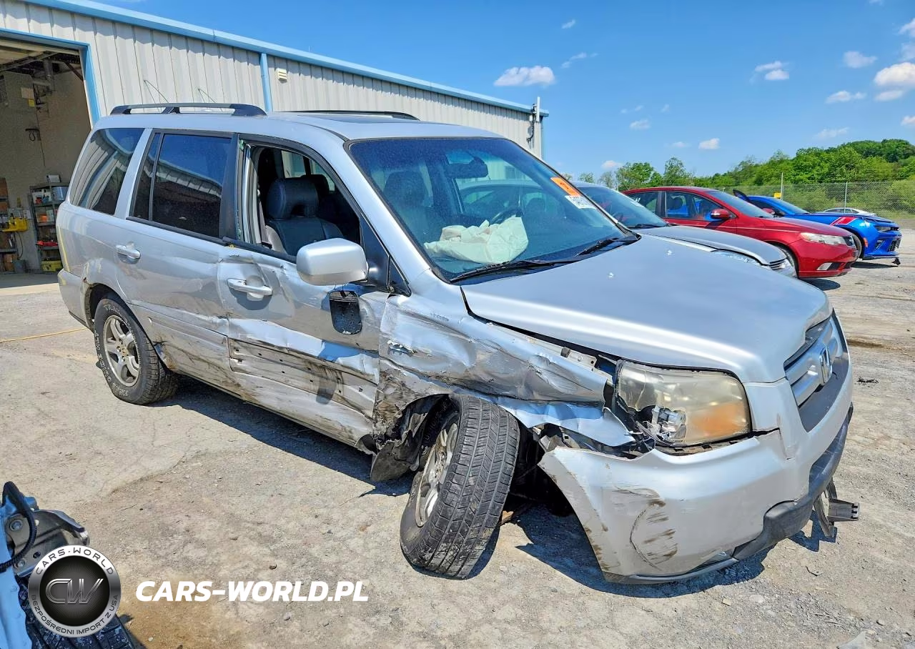2007 Honda Pilot Exl VIN:2HKYF18567H530851 - 4