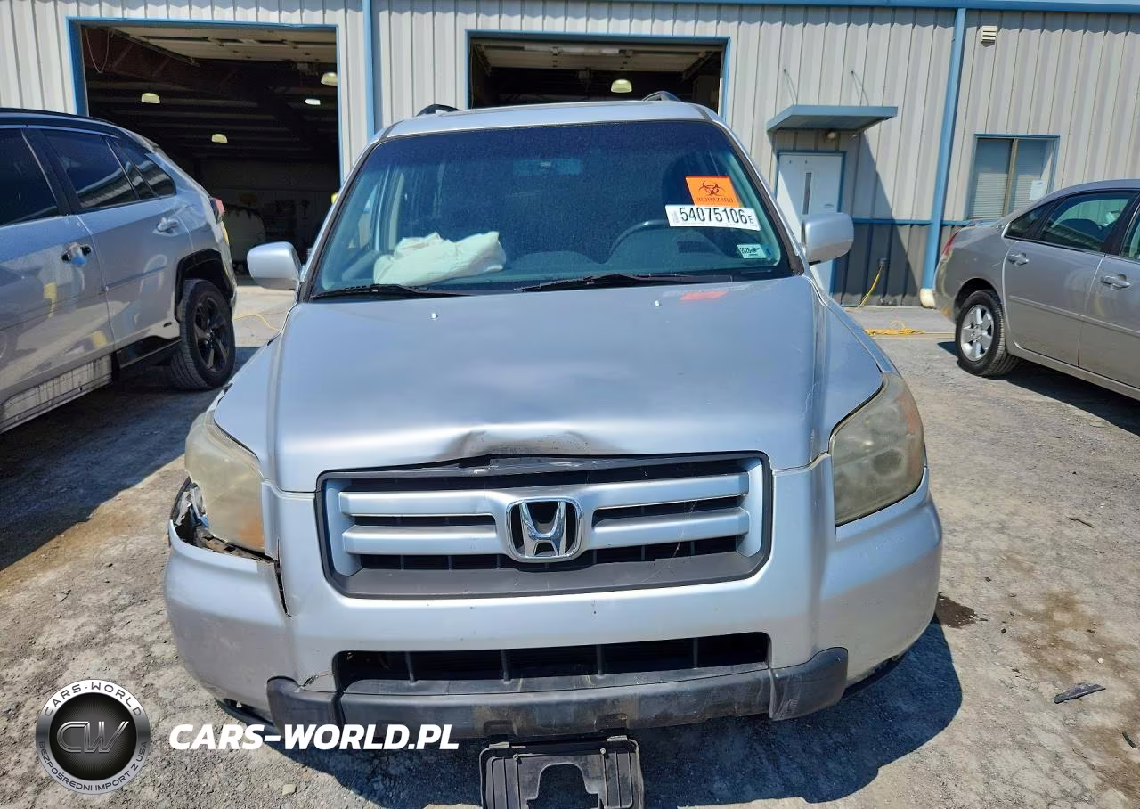 2007 Honda Pilot Exl VIN:2HKYF18567H530851 - 5