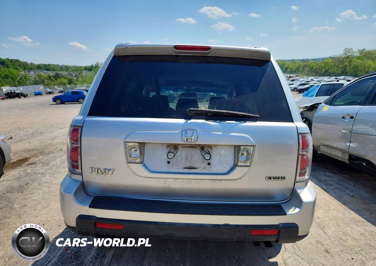 2007 Honda Pilot Exl VIN:2HKYF18567H530851 - 6